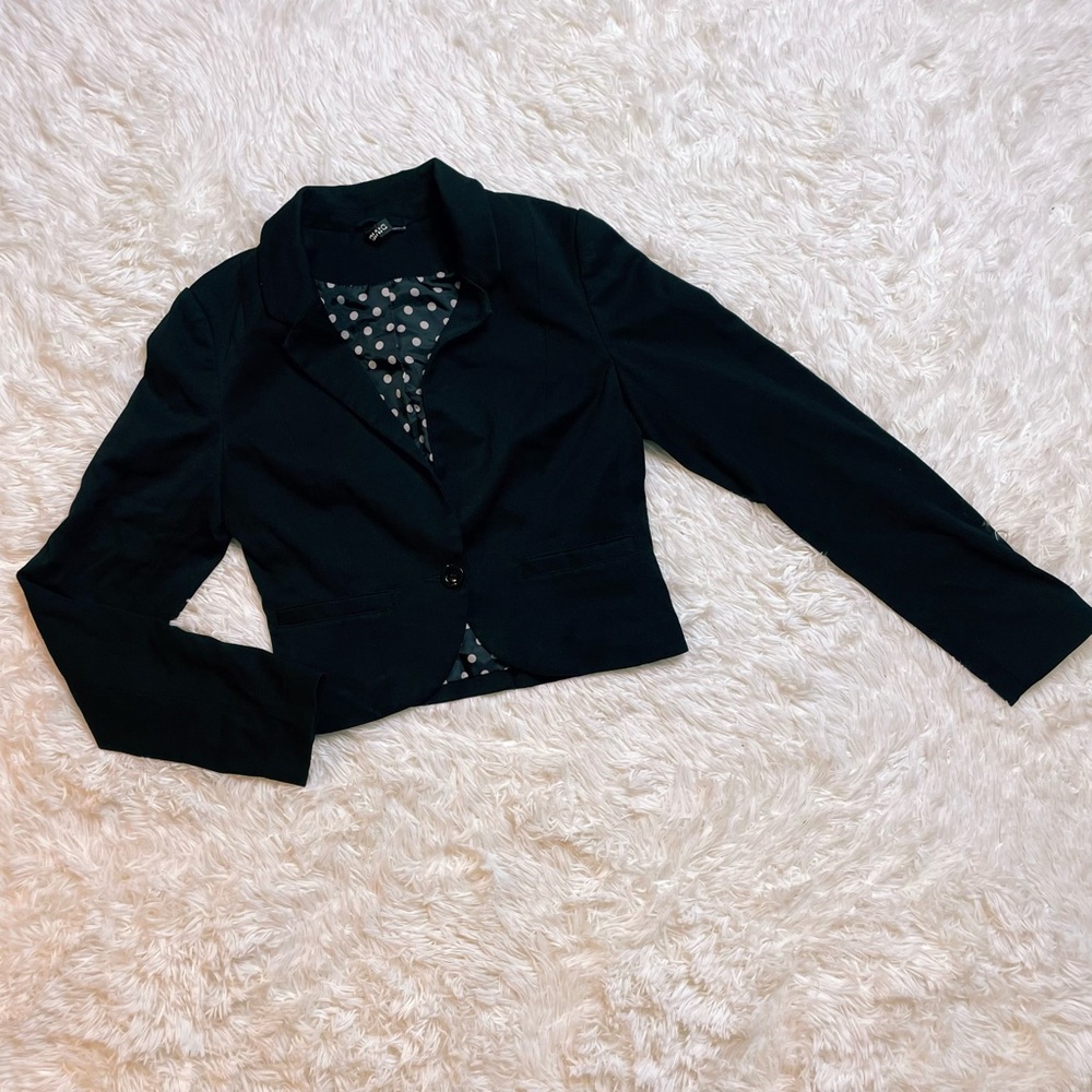 Cropped Black Divided by H&M Blazer